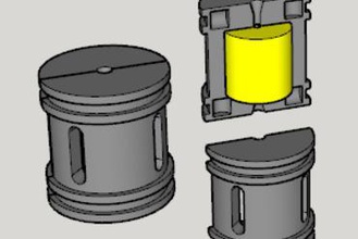 175mm filament compatible nozzle clogging prevention oil tank 3d printer parts enhancements 3d print model - Mito3D