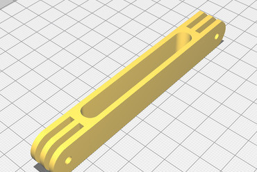 109mm 3 Stifte Arm Himbeere pi Kamera montieren Ender 5 Profil mod Maker DIY männlich Adapter müde 3D print model - Mito3D