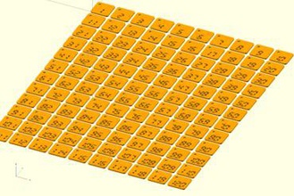 120 numeradas llaveros otros 3d print model - Mito3D