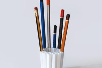 12 crayon pot votre maison fonctionnelle fonction les gadgets accessoires l'école le titulaire stationnaire travail crayons stylos conteneurs pots de fournitures bureau bureau-organisateurs outil ordinateur 3d print model - Mito3D