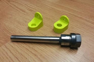 12mm shaft collet chuck holder maker diy stockholm makerspace mount lathe mill er 3d print model - Mito3D