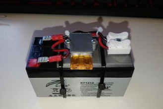 12v portátil de la fuente alimentación fabricante bricolaje 3d print model - Mito3D