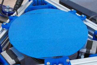 170mm diameter glass bed holder mini kossel 3d printer parts enhancements 20mm extrusion plate reprap support 3d print model - Mito3D