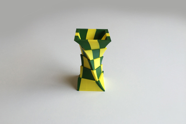 2-color box vase dual extrusion your home bcn3d sigma 3d printer color nozzle material 2 printing print time-laps dualstrusion 3D print model - Mito3D