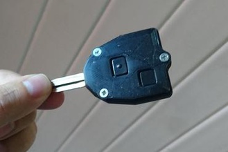 2001 toyota previa clés du logement maker diy la clé de voiture pièce rechange 3d print model - Mito3D