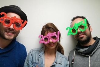 2015 occhiali moda divertente il nuovo anno 3d print model - Mito3D