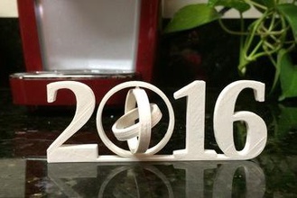 2016 gimbal ev yeni yıl 3d print model - Mito3D