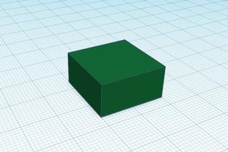 20mm square cura's horizontal expansion setting 3d printer parts enhancements cura cube 3d print model - Mito3D