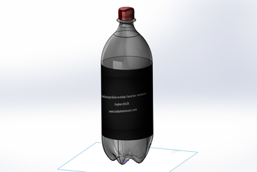 2 litrelik kola veya fanta esi diğer sisirme uygun kullanima kalipdanismani imalat bu plastik kalibi sprite urun tasarimi litre 3D print model - Mito3D