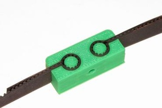2 mm de tono gt2 cinturón abrazaderas Impresora 3d piezas mejoras megamax milwaukee makerspace La impresión en la correa abrazadera sujeción 3d print model - Mito3D