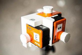 360 video mount 6x rollei s50 cameras gadget action cam 3d print model - Mito3D