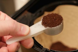 3d-printable coffee scoop 20 ml your home 20ml doser machine measure cup measurement device tool measuring measuringspoons spoon 3d print model - Mito3D
