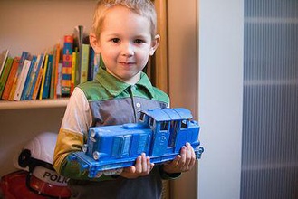 3d printable diesel-01 locomotive model fits lego tracks toys toy train railroad engine 3d print model - Mito3D