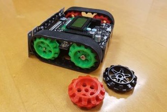 3d printable pololu sprocket maker diy robot robotics wheel tank 3d print model - Mito3D