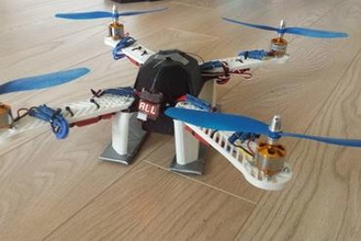 3d yazdırılabilir quadcopter maker diy drone multiwii multicopter 3d print model - Mito3D