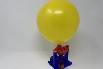 3d printed air pump gadget balloon inflator autodesk fusion 360 ultimaker 3d print model - Mito3D