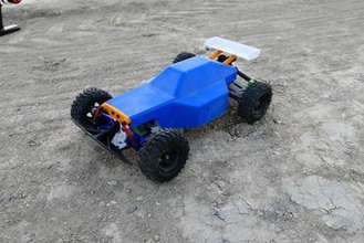 Impreso en 3d rc buggy versión 2 rwd los juguetes mrcrankyface crank3d vehículo el control de la radio controlado truck coche 3d print model - Mito3D