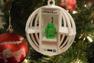 3d printer tree ornament contest makingmerry christmas ultimaker 2 3d print model - Mito3D
