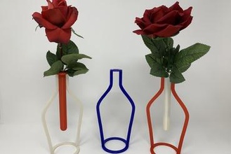 3d printing maker design lab's silhouette vases your home vase autodesk fusion 360 ultimaker 3d print model - Mito3D