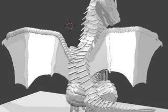 3d puzzle dragon other 3d print model - Mito3D