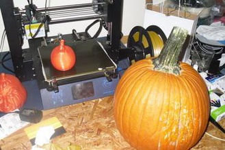 3d scann real pumpkin your home fall decorations holloween 3d print model - Mito3D