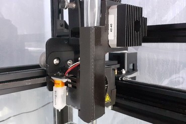 3dtox kanal aspiratör e5+ direkt sürücü 3d yazıcı parçalar geliştirmeler 3D print model - Mito3D