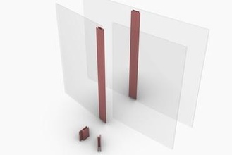 4x28mm Glas trimmen schwingen Dichtung Zuhause Haus 3d print model - Mito3D