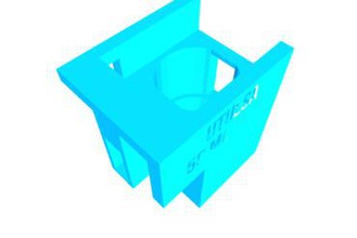 50ml cuvette adapter other uv-vis 3d print model - Mito3D