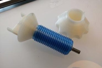 74 mm çekirdek iroberti spoolholder 3d yazıcı donanımları parçaları um2 filament biriktirme tutucu geliştirme 3d print model - Mito3D