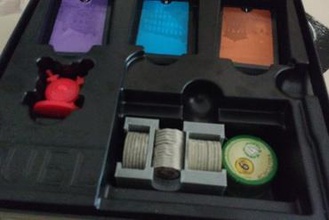 7 wonders duel coins holder games boardgame game insert 3d print model - Mito3D