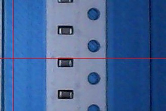 8mm smt smd pnp paper tape holder holddown - no play hole not covered maker diy feeder 3d print model - Mito3D