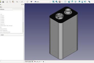 9v battery freecad model other 3d print model - Mito3D