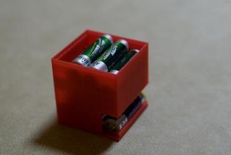 aa battery dispenser your home 3d print model - Mito3D