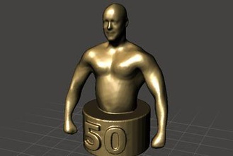 abraham art de regalo cumpleaños la estatua 3d print model - Mito3D
