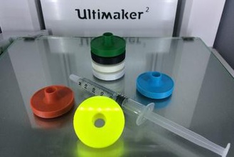 abs polpas puck malho Impressora 3d de peças acessórios abrasivas cola a acetona 3d print model - Mito3D