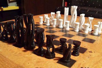resumo 3d jogo de xadrez jogos 3d print model - Mito3D