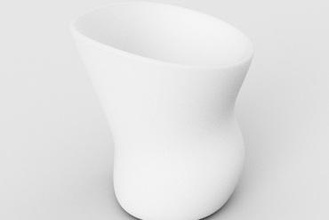 abstract cup your home organic ergonomic 3d print model - Mito3D