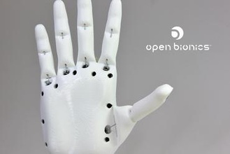 ada mano robotica maker fai da te la bionica aprire openbionics protesica mani robot protesi flessibile ninjaflex del filamento flexy 3d print model - Mito3D