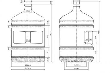 adattatore 5 litro 19 gallone bottiglia collo Creatore fai acqua 3d print model - Mito3D