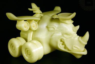 airrhino los juguetes de juguete rhino plano 3d print model - Mito3D