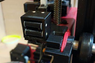 alfawise u30 guidafilo 4 rulli 3d printer parts enhancements thread guide filamento filament rollers 3d print model - Mito3D