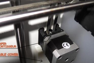 amortissement du bruit l'um2 Impresora 3d de piezas mejoras abel um2 amortisseur la compuerta silencio 3d print model - Mito3D