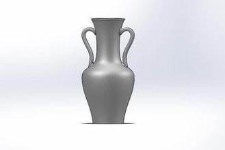 amphora Kunst 3d print model - Mito3D