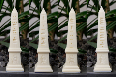 ancient ultimaker obelisk your home morse code secret 3D print model - Mito3D