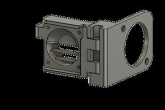 filet a8 extrudeuse ventilateur facile amovible 3d imprimante pièces améliorations accès retirer refroidissement canal radiateur obligatoire 3d print model - Mito3D
