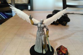 angel miniatures tabletop roleplaying rpg 3d print model - Mito3D