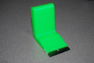 abgewinkelte razor blade holder maker diy tool Entferner buildplate Drucker Schaber 3d print model - Mito3D