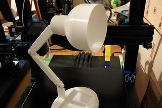 angle poise lampe table bureau 3d print model - Mito3D