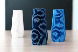 angular vase your home 3d print model - Mito3D