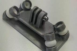 anti-vibration gopro mount maker diy mounts 3d print model - Mito3D